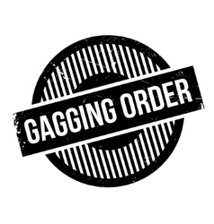 Gagging Order Rubber Stamp