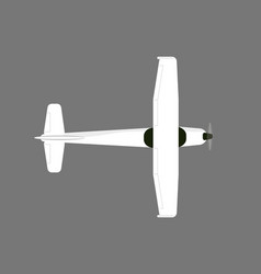 White Light Two Seater Plane Graphic