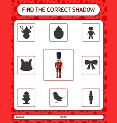 Find The Correct Shadows Game With Nutcracker