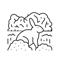 Easter Spring Line Icon