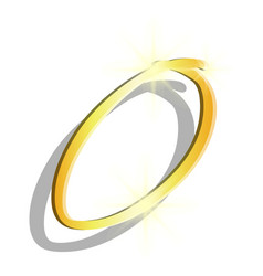 Gold Figure Zero Artistic Symbol