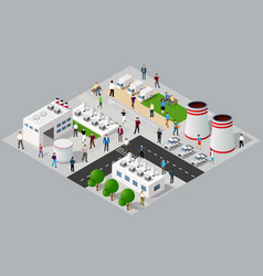 Isometric 3d Of The Industrial