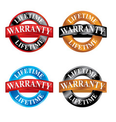 Lifetime Warranty Icon 4 Item