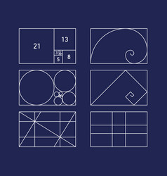 Golden Ratio Ideal Symmetry Layout Set