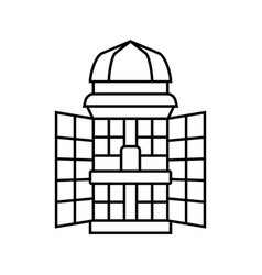 Newspaper Stand Store Line Icon