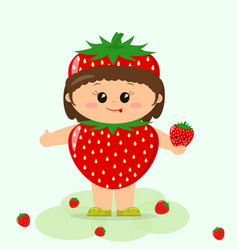 Baby In A Strawberry Suit