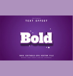 Purple Bold Text Effect