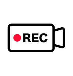 Recording Camera Icon Or Video Icon