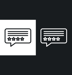 Testimonial Icon Set Conversation Quote Feedback