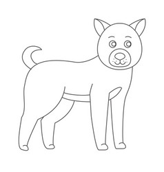 Dog For Coloring Boo