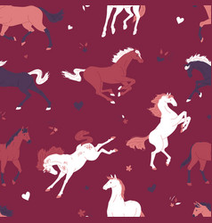 Seamless Pattern Or Wallpaper Design With Running