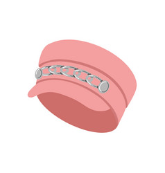 Fashionable Womens Pink Hat With A Visor