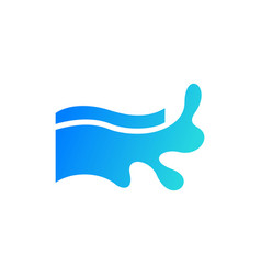 Flag Splash Water Modern Creative Logo