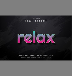 Relax Text - 3d Gradient Style Text Effect