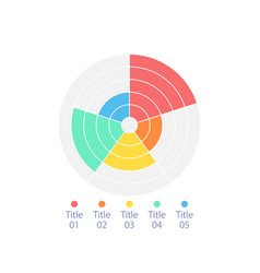 Concentric Circle Infographic Diagram Design