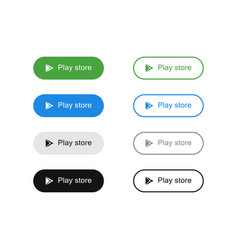 Google Play Store Buttons Design