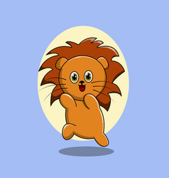 Cute Lion Animal Cartoon