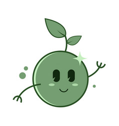 Green Fruit Character