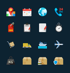 Shipping Logistics Icons