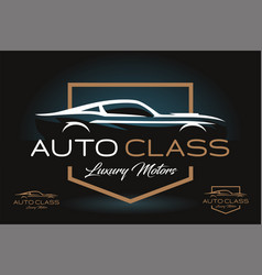 Luxury Classic Car Logo Emblem