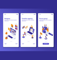 Creative Agency Isometric Design Kit