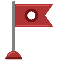 Location Flag Pin