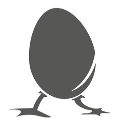 Egg With Legs Icon