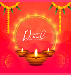 Elegant Happy Diwali Decorative Celebration