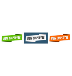 New Employee Banner Employee Ribbon Label