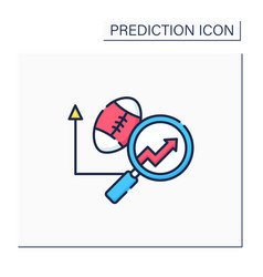 Sports Predictive Analytics Color Icon