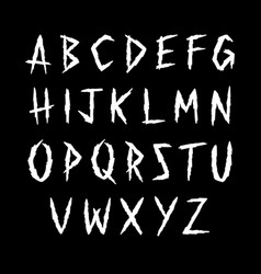 Hand Drawn Horror Alphabet Design