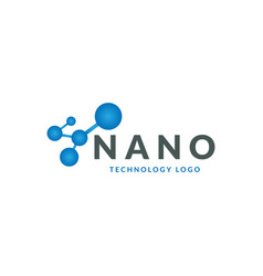 Blue Nano Tech Logo Template