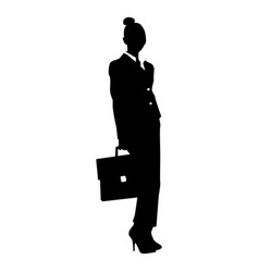 Business Woman Suit Silhouette