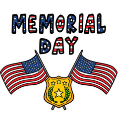 Memorial Day Cartoon Colored Clipart