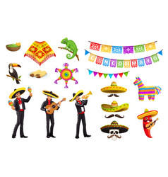 Mexican Cinco De Mayo Holiday Party Characters