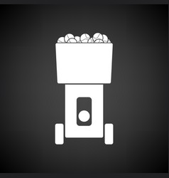 Tennis Serve Ball Machine Icon