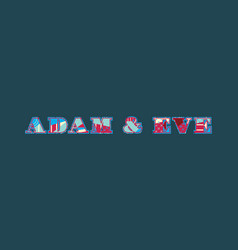 Adam Eve Concept Word Art