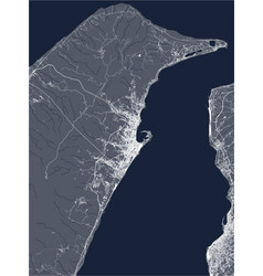 Map City Messina Sicily Italy