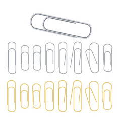 Small Binder Clips Isolated On White