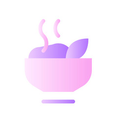 Hot Meal Flat Gradient Two-color Ui Icon