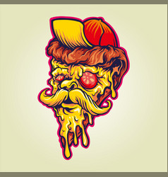 Delicious Pizza Slice Zombie Style For Your Work