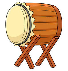 Muslim Drum Cartoon Colored Clipart