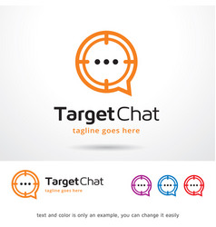 Target Chat Logo Template