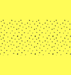 Dash Pattern On Yellow Background Wrapping Paper