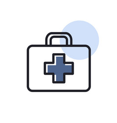 First Aid Kid Icon Medical Sign