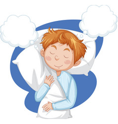 Man Sleeping Cartoon Clipart