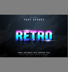 Retro Text Effect