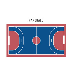 Handball Court Top View Sports Ground