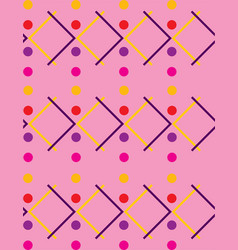 Seamless Repeating Pattern Of Crosses And Dots