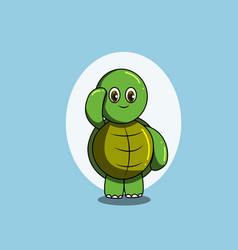 Cute Turtle Animal Cartoon